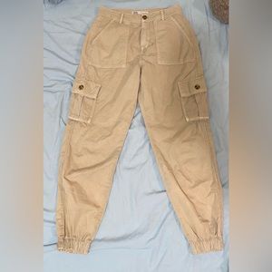 Beige cargo pants